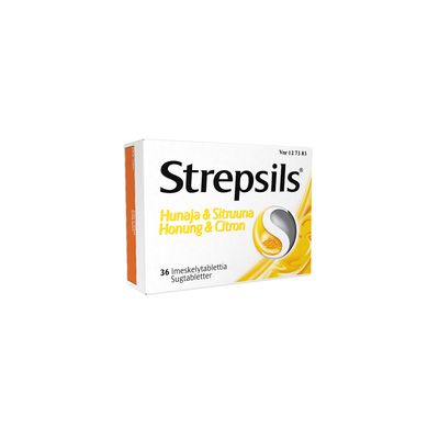STREPSILS HUNAJA & SITRUUNA imeskelytabletti 1,2/0,6 mg 24 fol